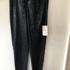 Snake Print Textured Leggings